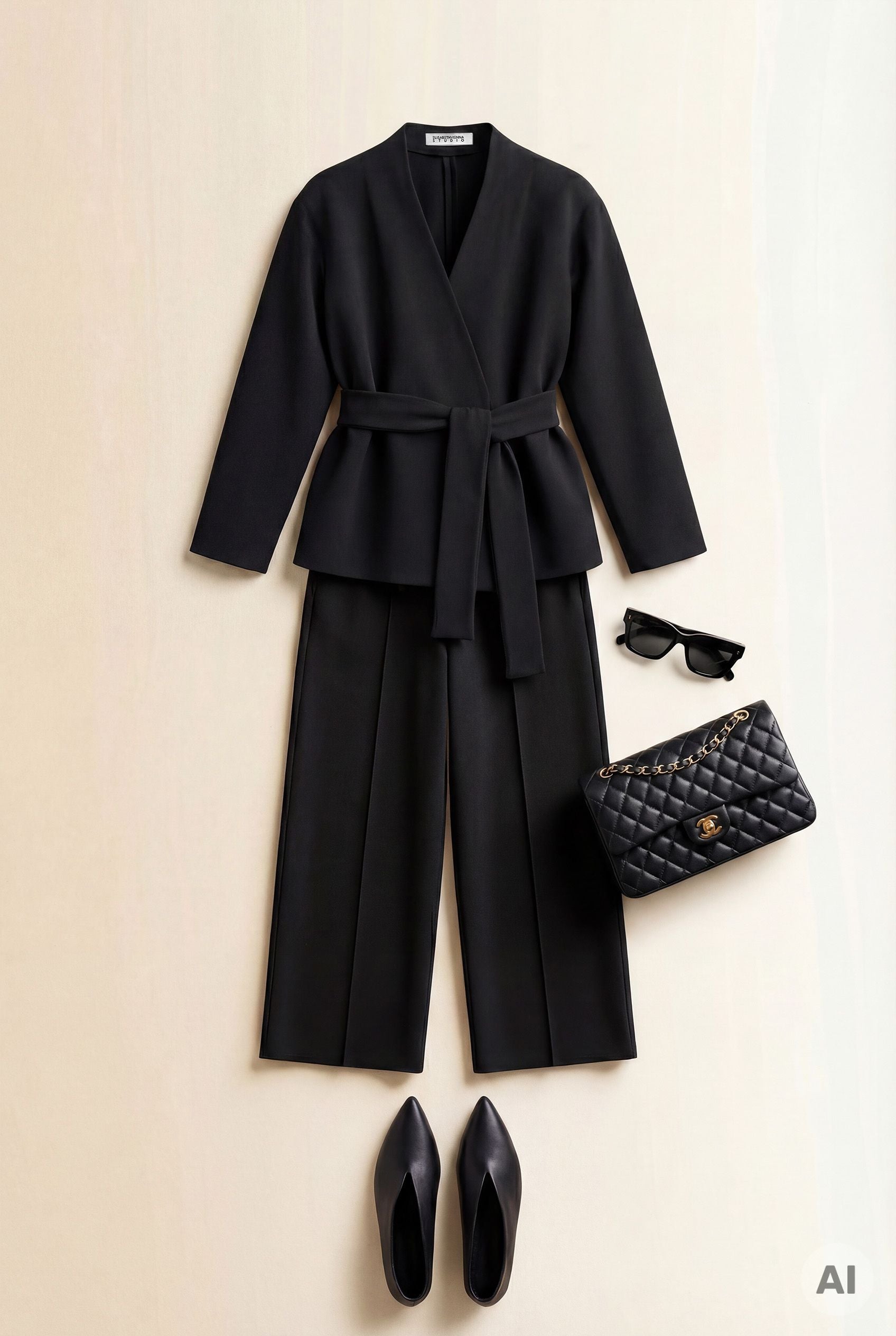 Klassische Hose Code 88 Black