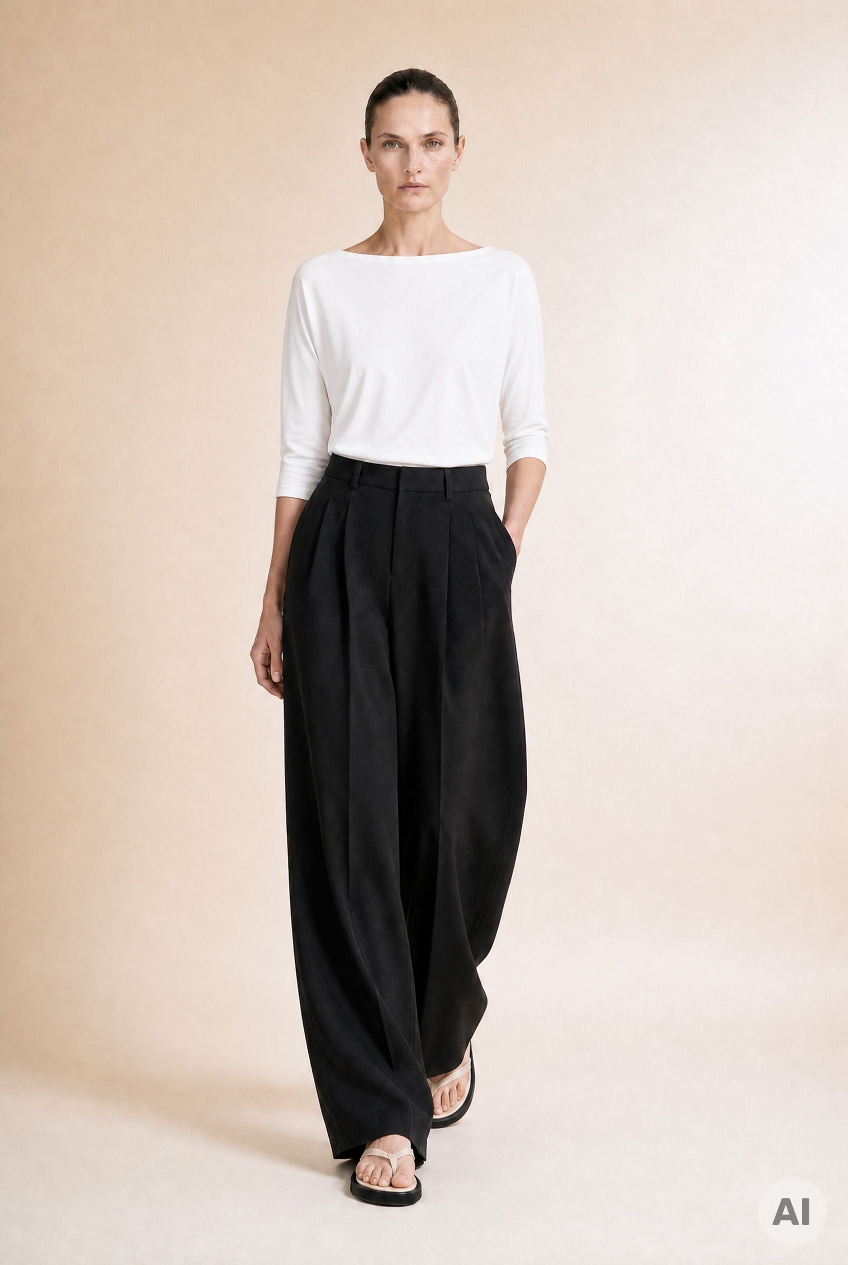 Bat Sleeve Shirt 3/4 Code 15_1 Off White