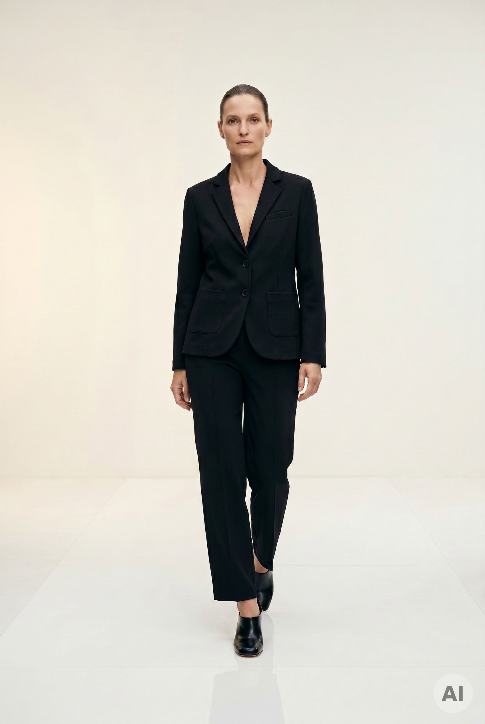 Taillierter Blazer Code 86 Black