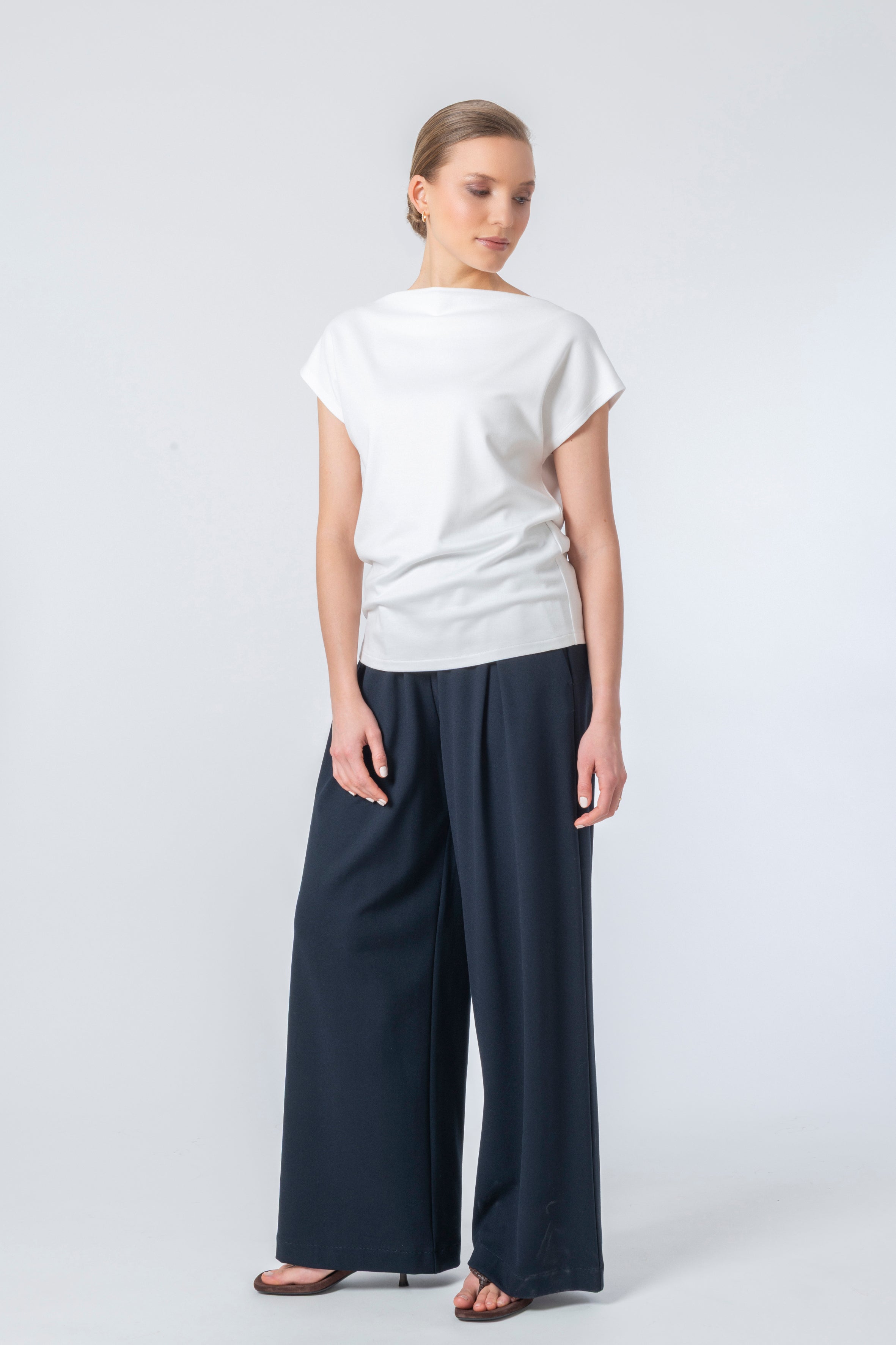 Shirt draped Shoulder Code 132a Off White