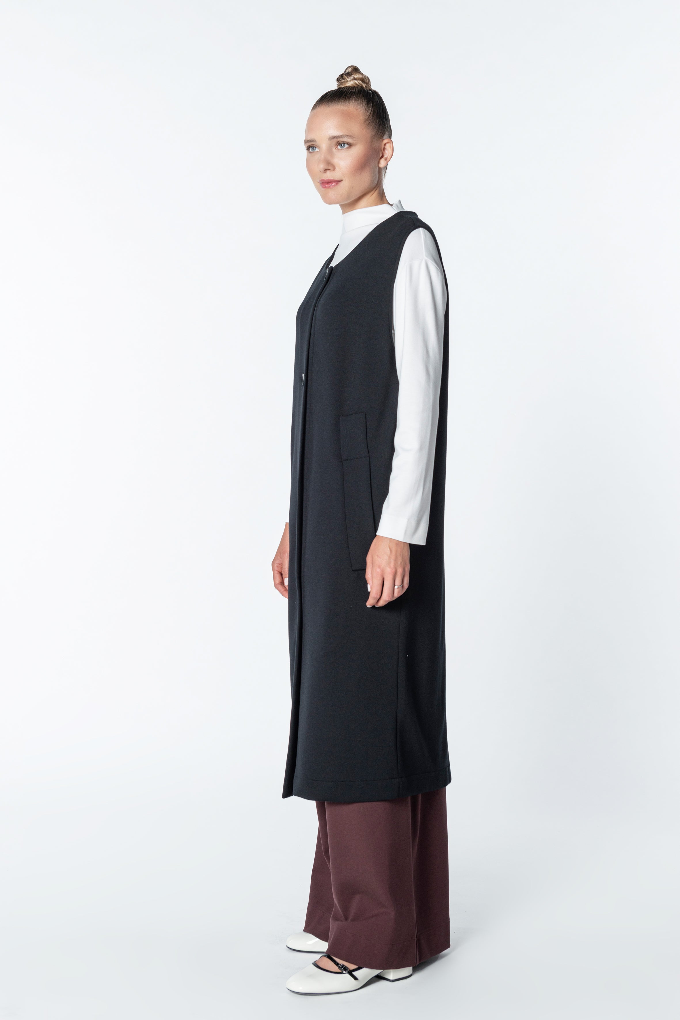 Scuba Coat Two-Piece Code 133 Black