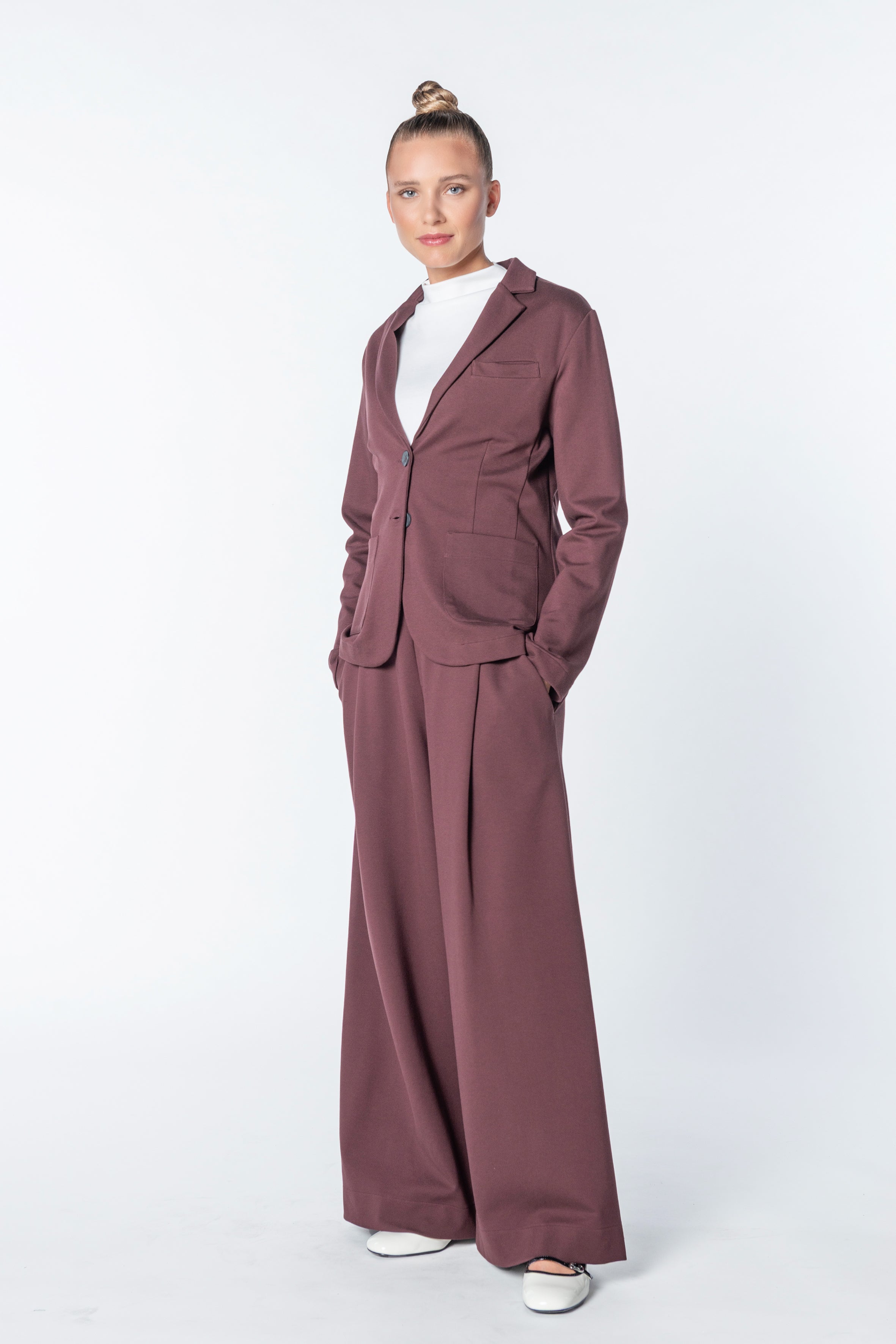 Tailored blazer Code 86 Bitterchocolate
