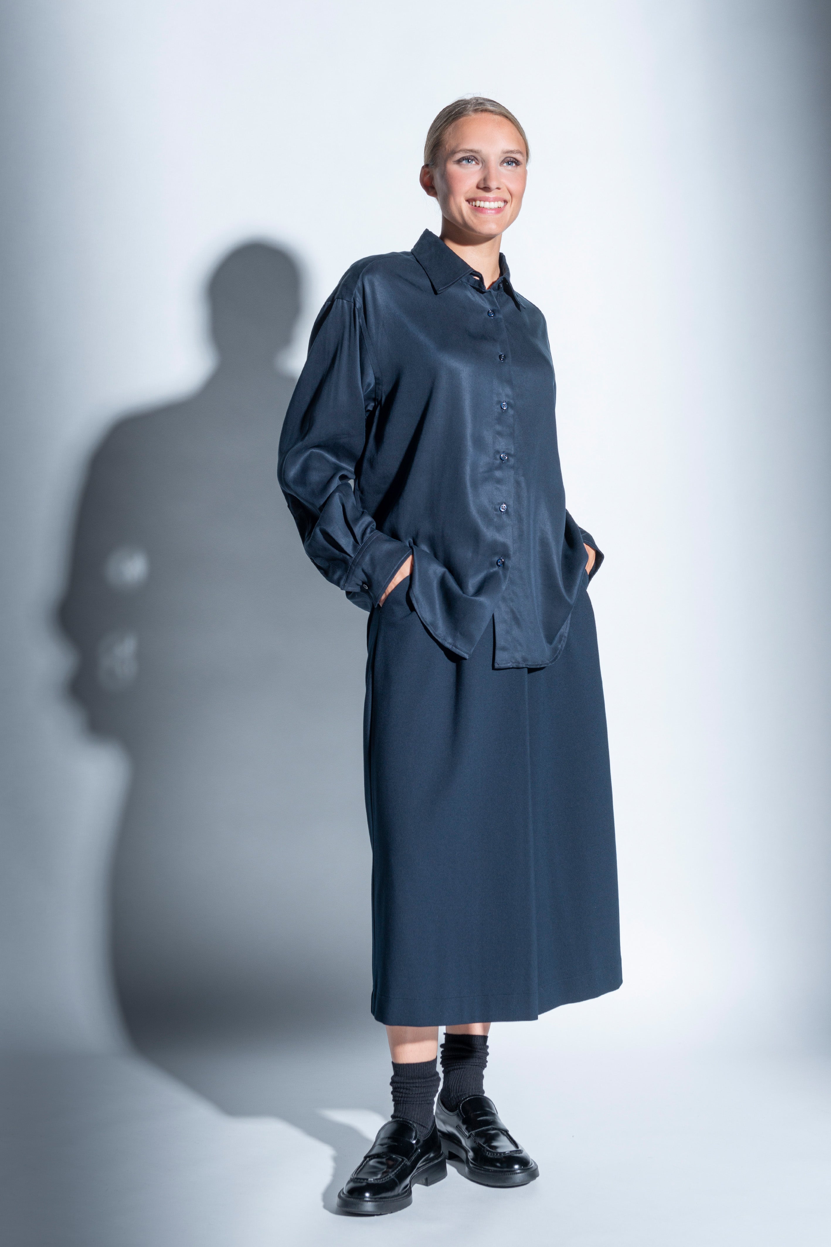 oversized blouse Code 83 Navy