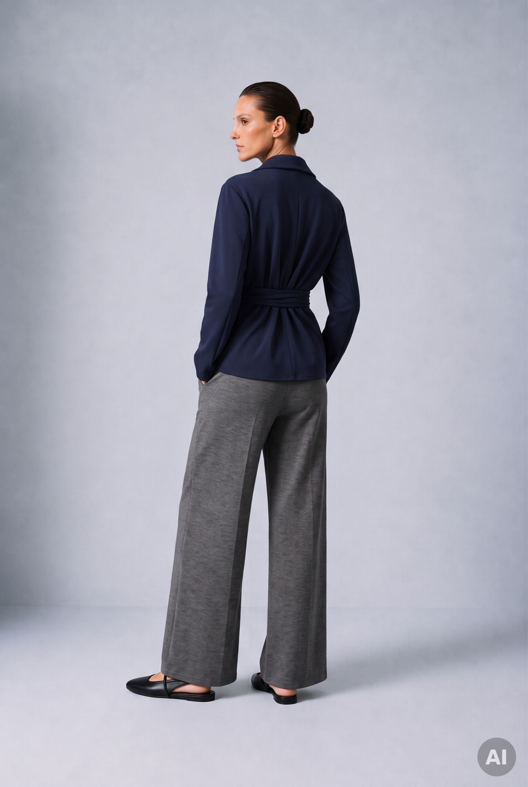 Klassische Hose Code 88 Grey mel.