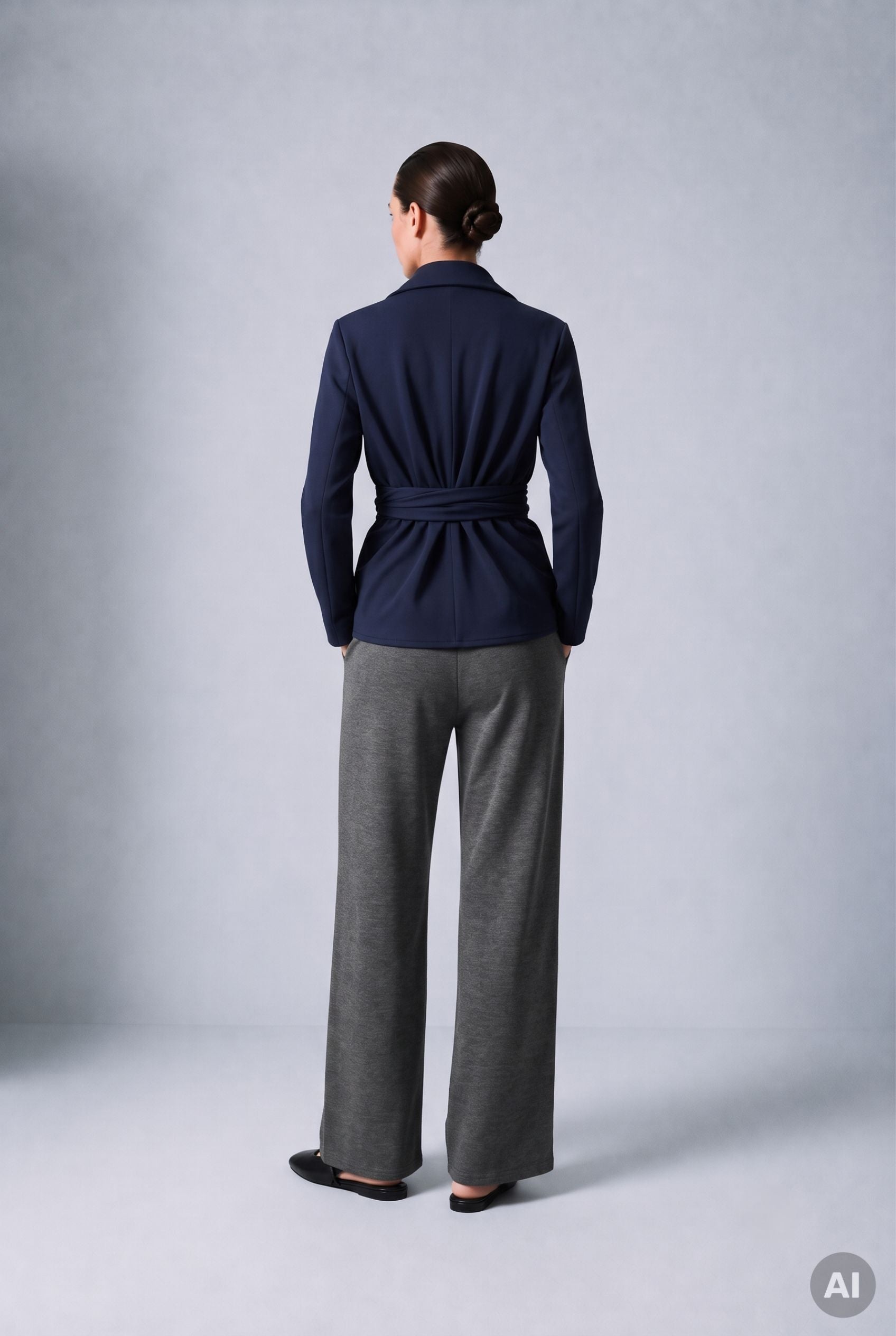 Klassische Hose Code 88 Grey mel.