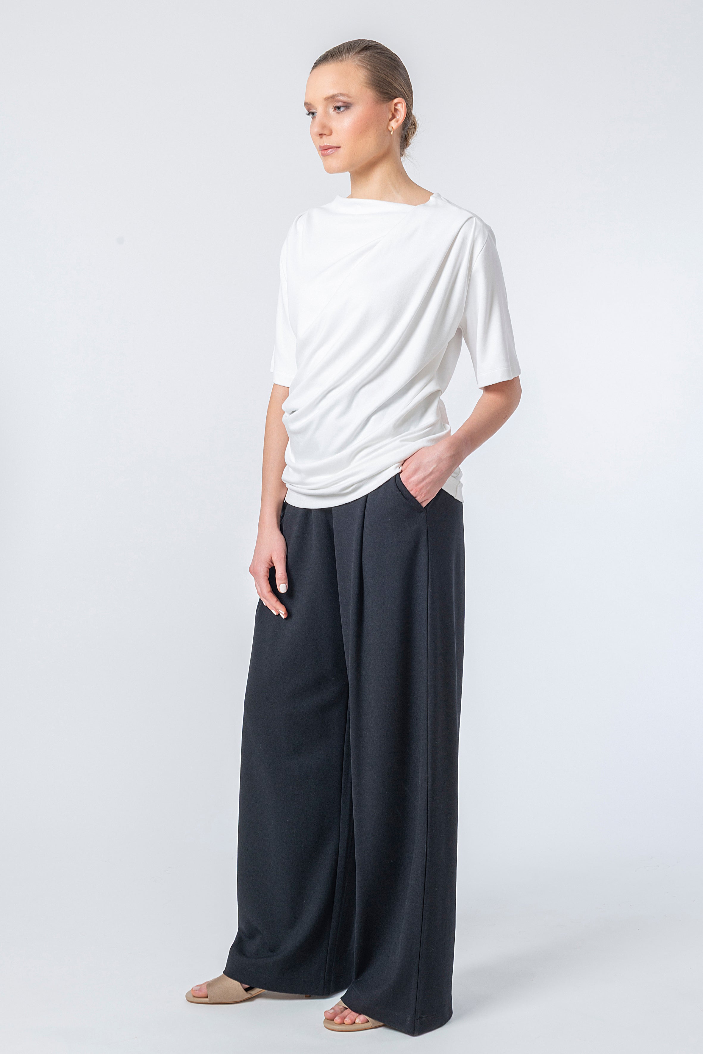 Hose Baggy inverted Pleat  Code 129a Black