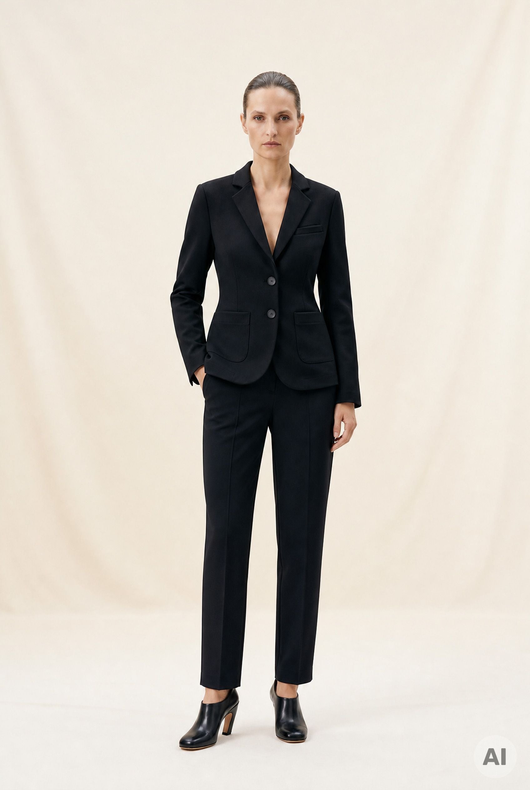 Taillierter Blazer Code 86 Black