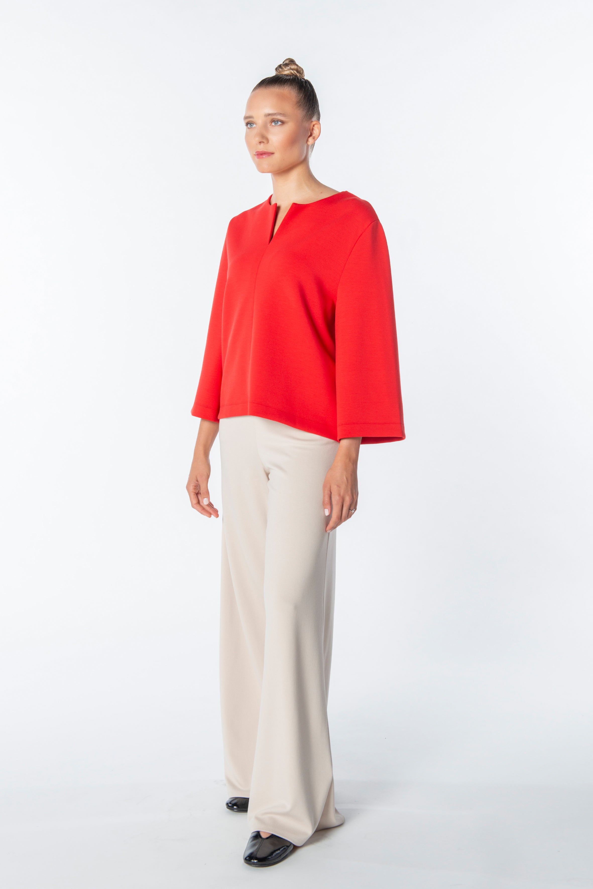 Boxy Sweat  true Red Code 134