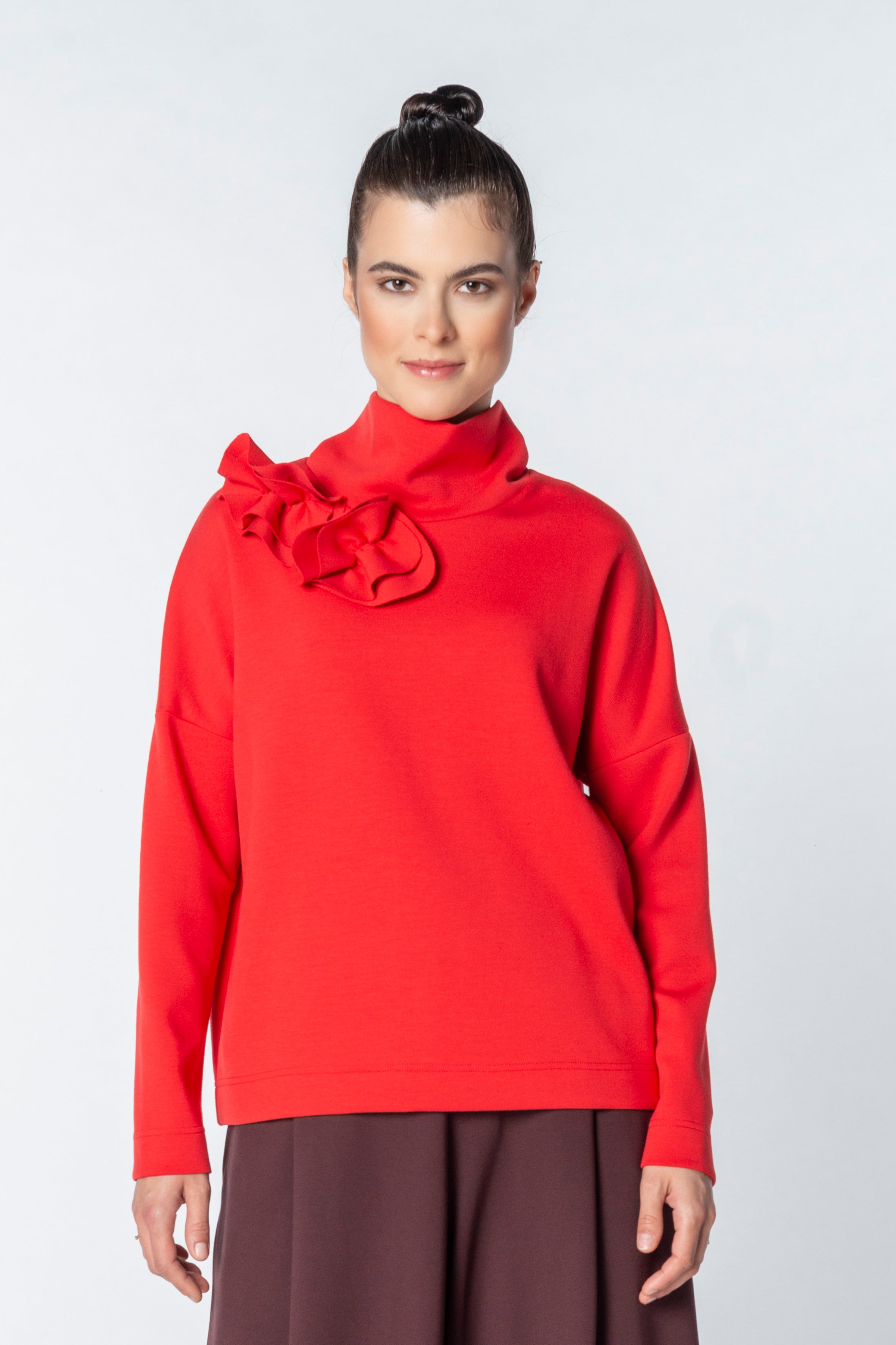 Turn Up flower Sweat  Code 143 True Red