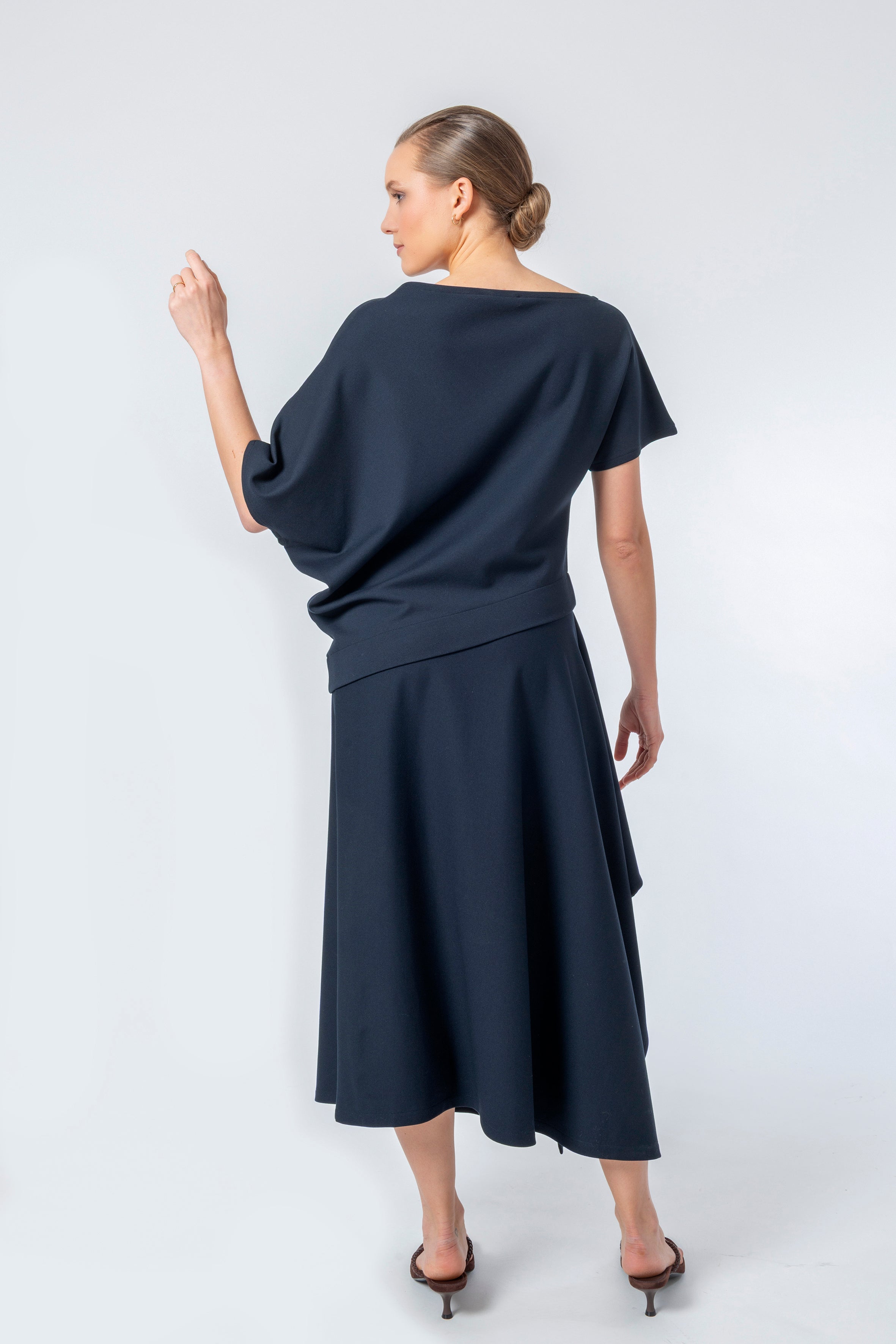 Asymetric Shirt Code 151 Navy