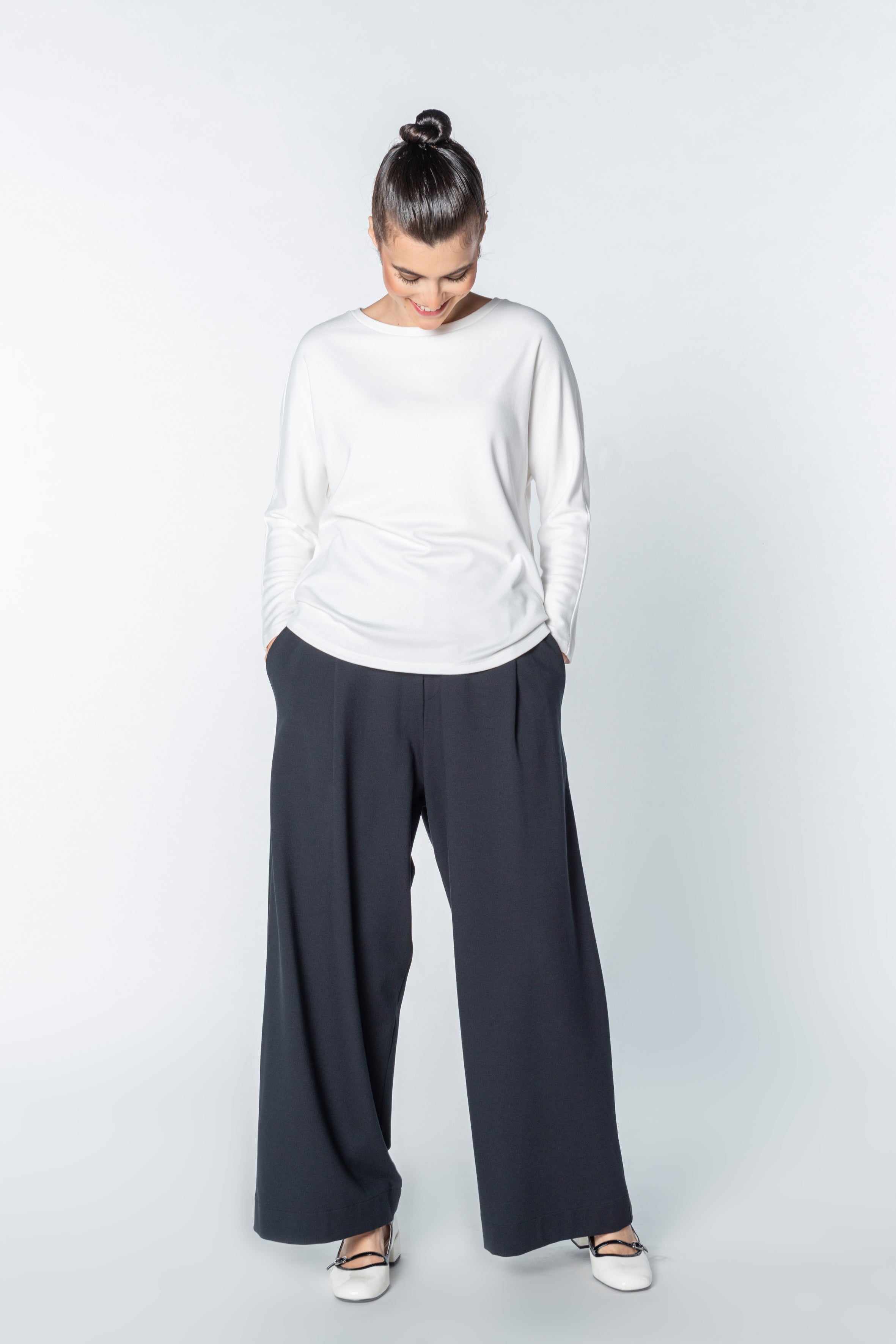 Bat Sleeve Shirt 3/4 Code 15_1 Off White