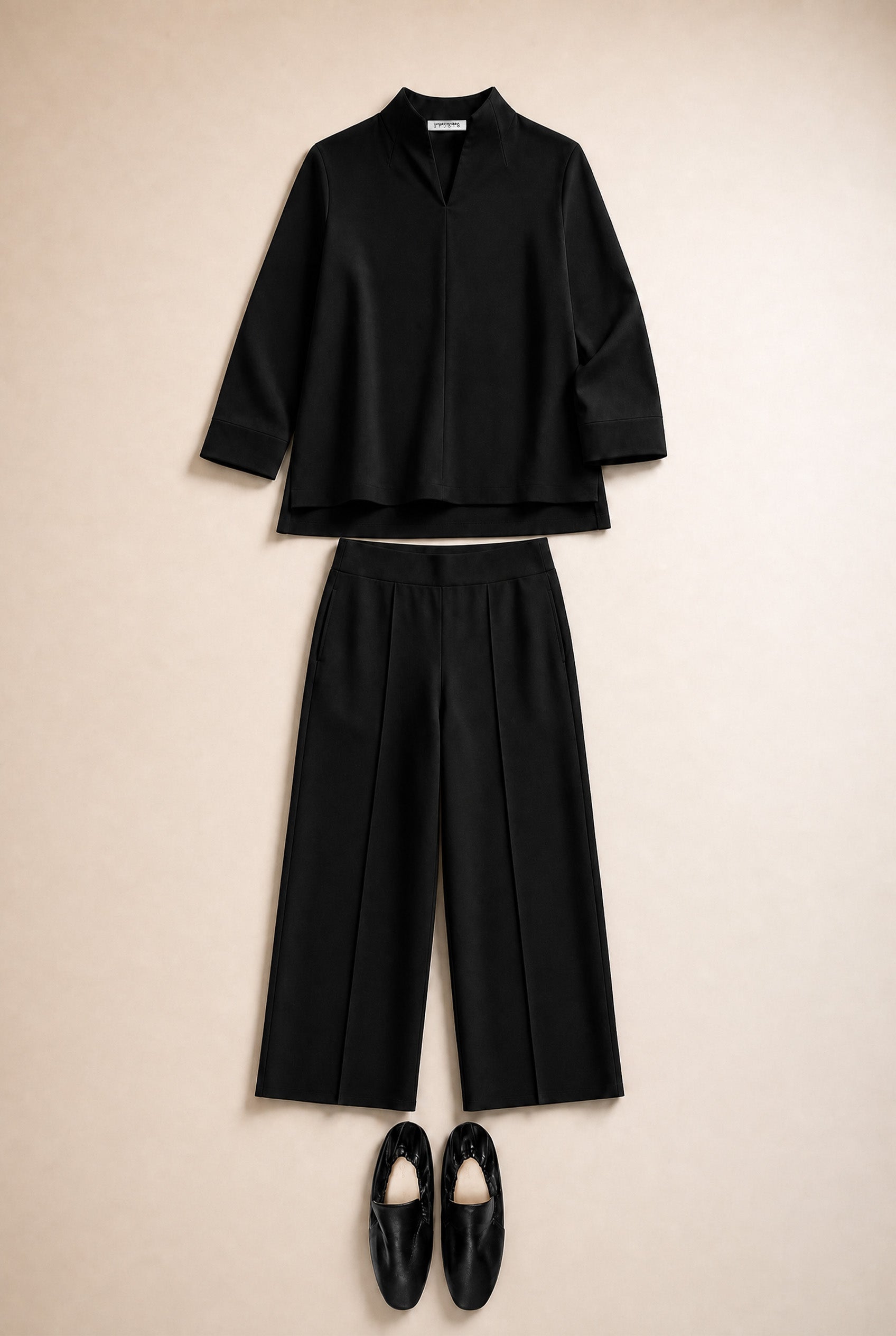 Goblet collar sweat code 90 black