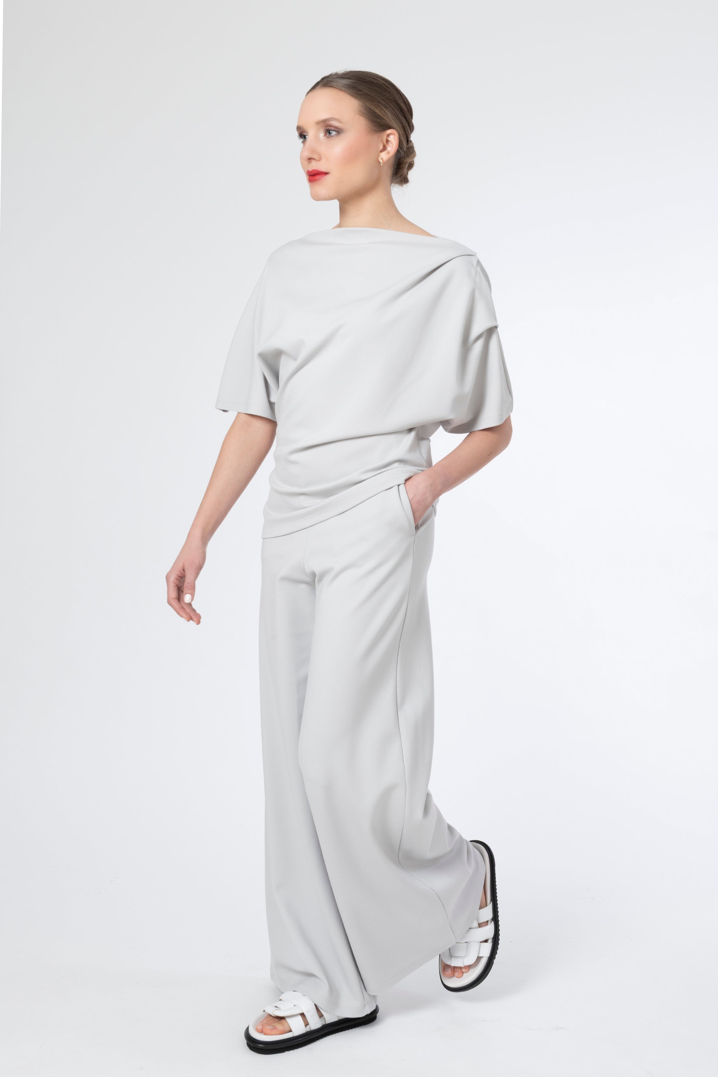 Palazzo Hose Code 72a Soft Grey