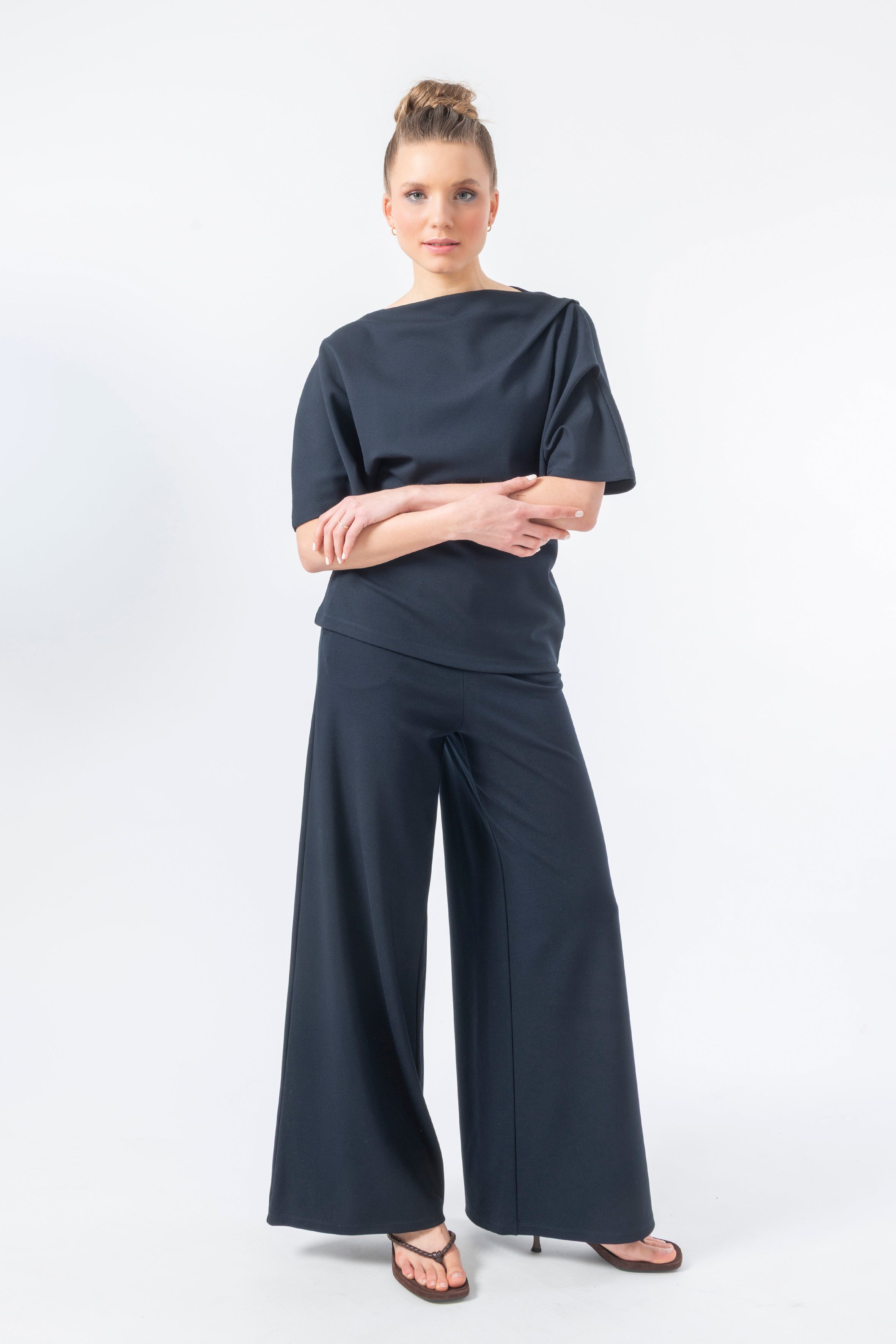 Palazzo Hose Code 72a Black