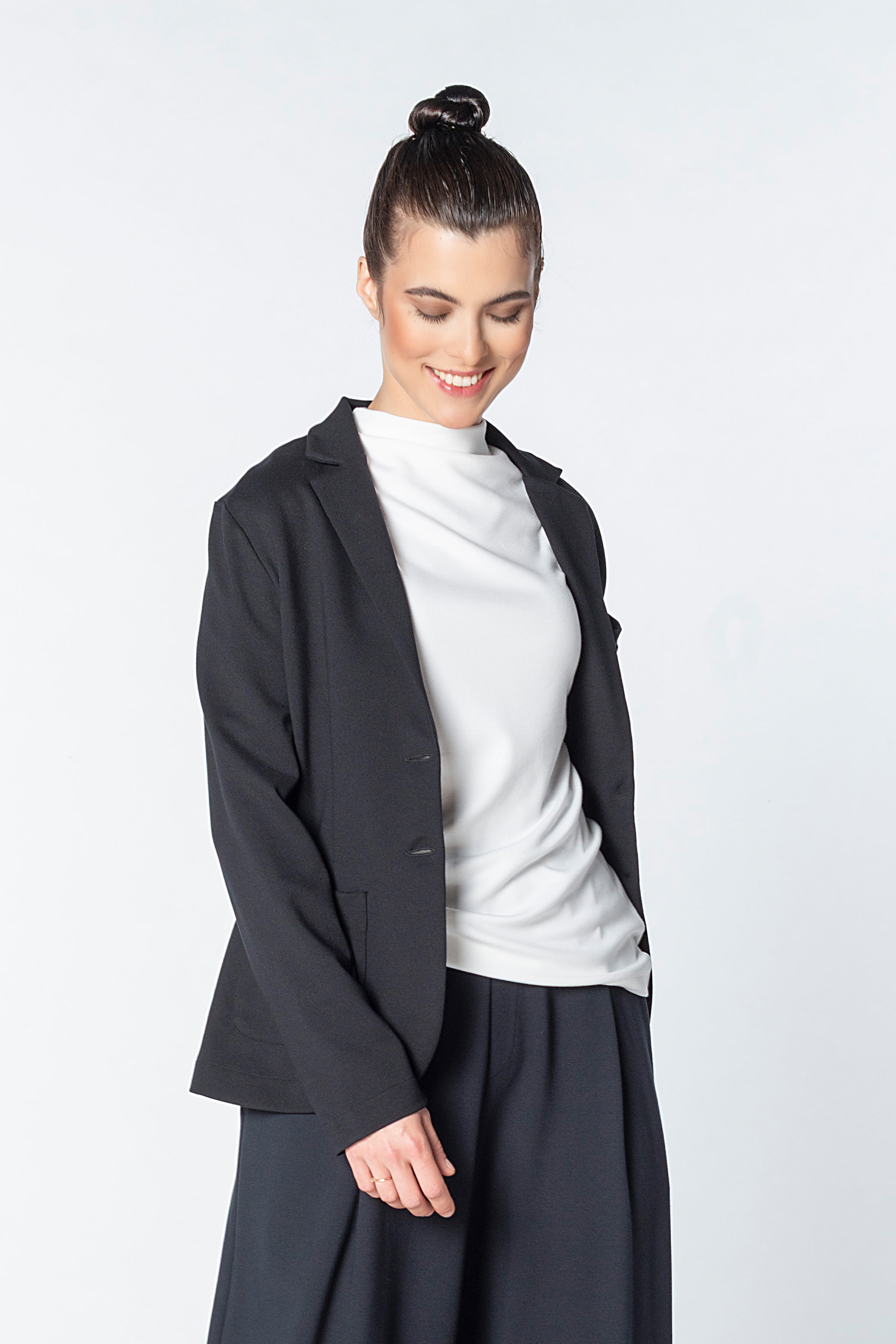 Taillierter Blazer Code 86 Black