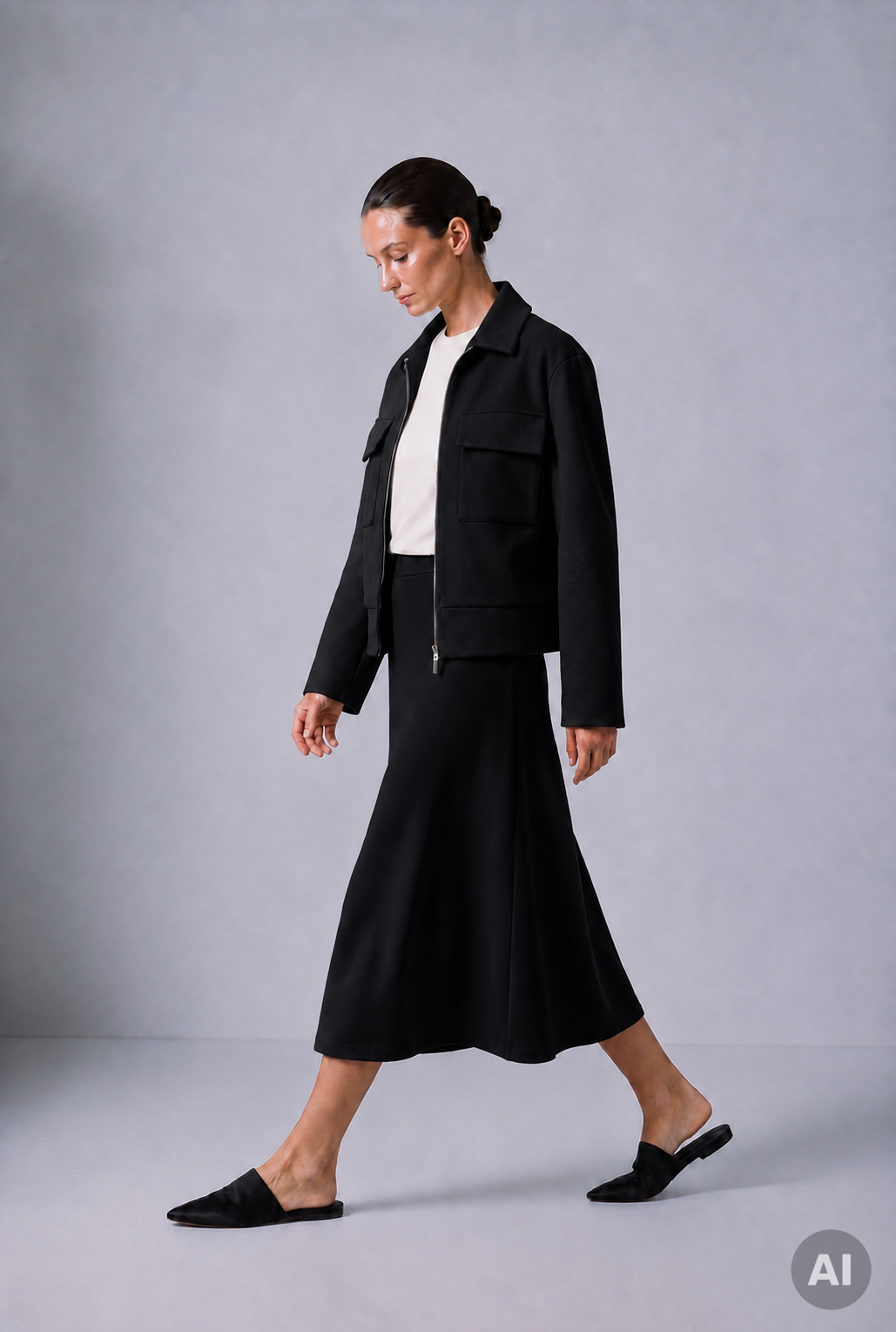 Jersey Jacke Code 169 Black