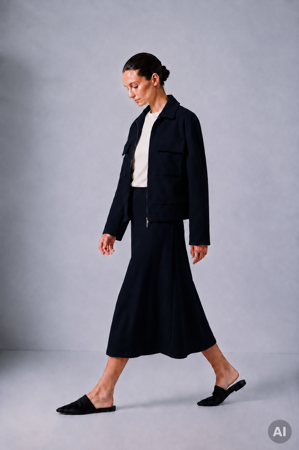 Jersey Jacke Code 169 Navy