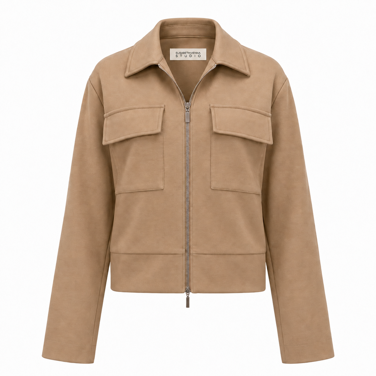 Jersey Jacke Code 169 Camel