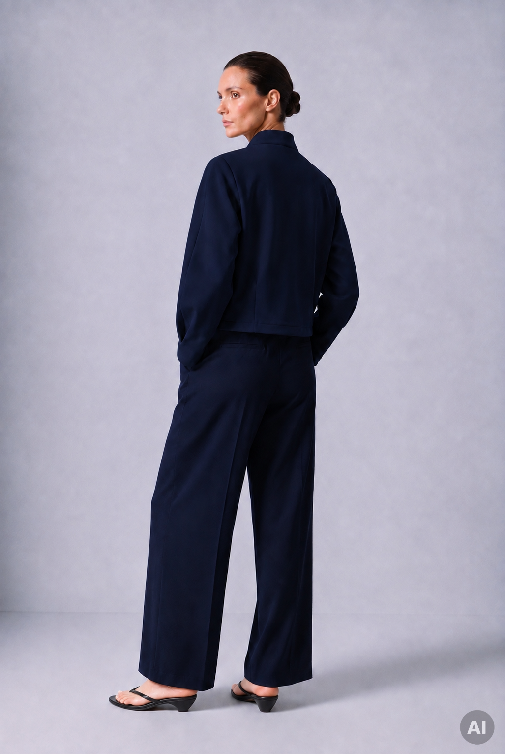 Jersey Jacke Code 177 Navy