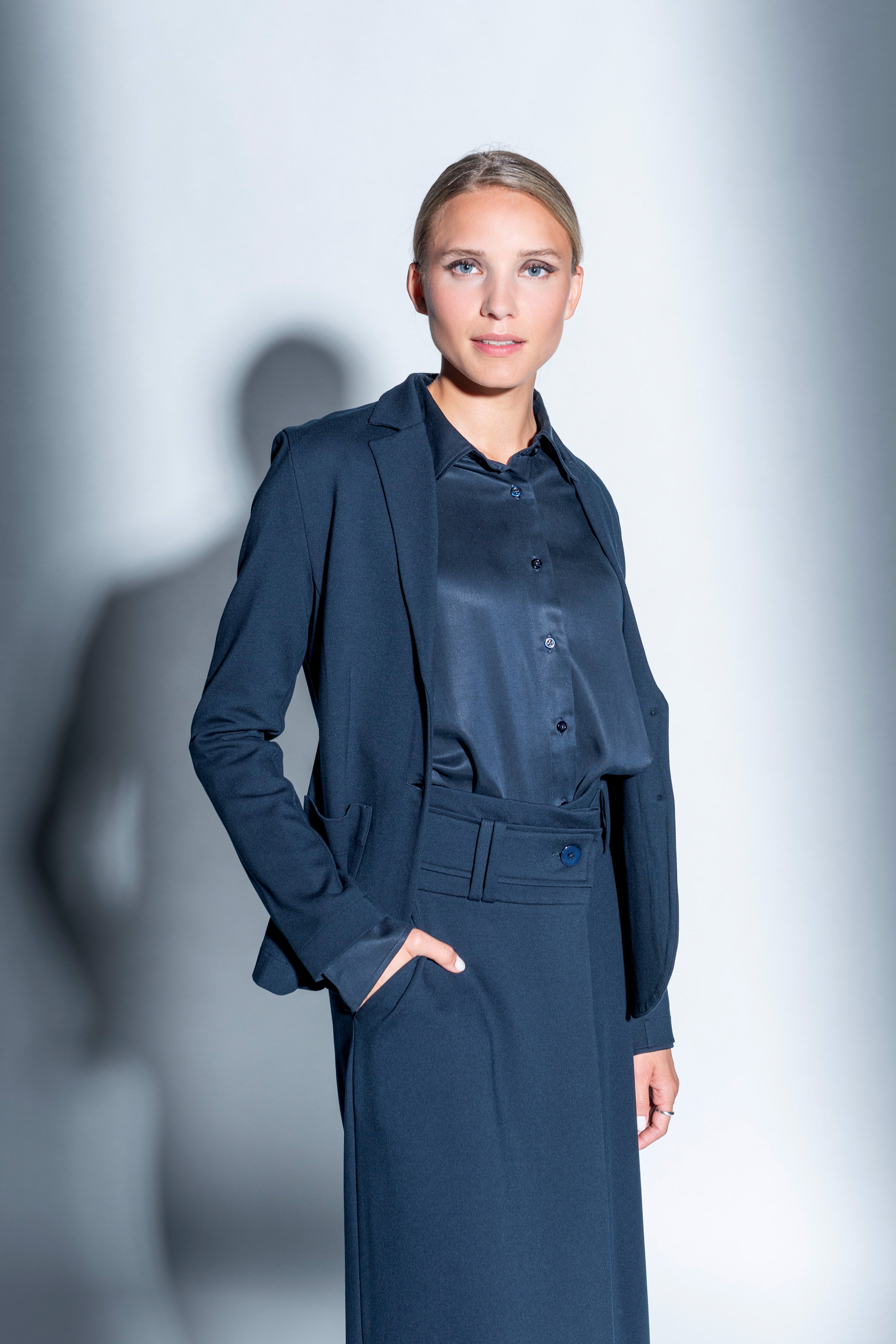 Taillierter Blazer Code 86 navy