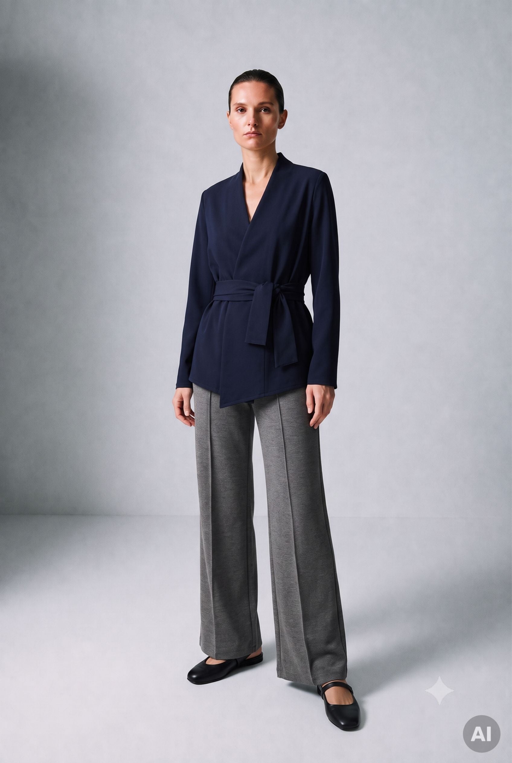 Klassische Hose Code 88 Grey mel.