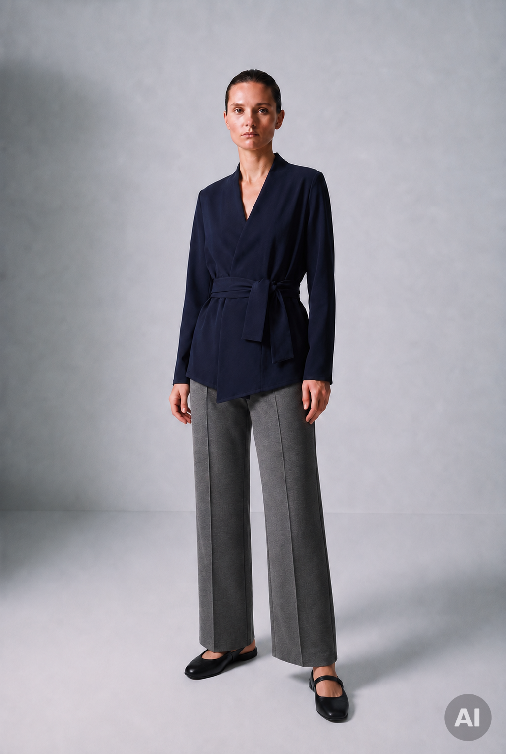 Klassische Hose Code 88 Grey mel.