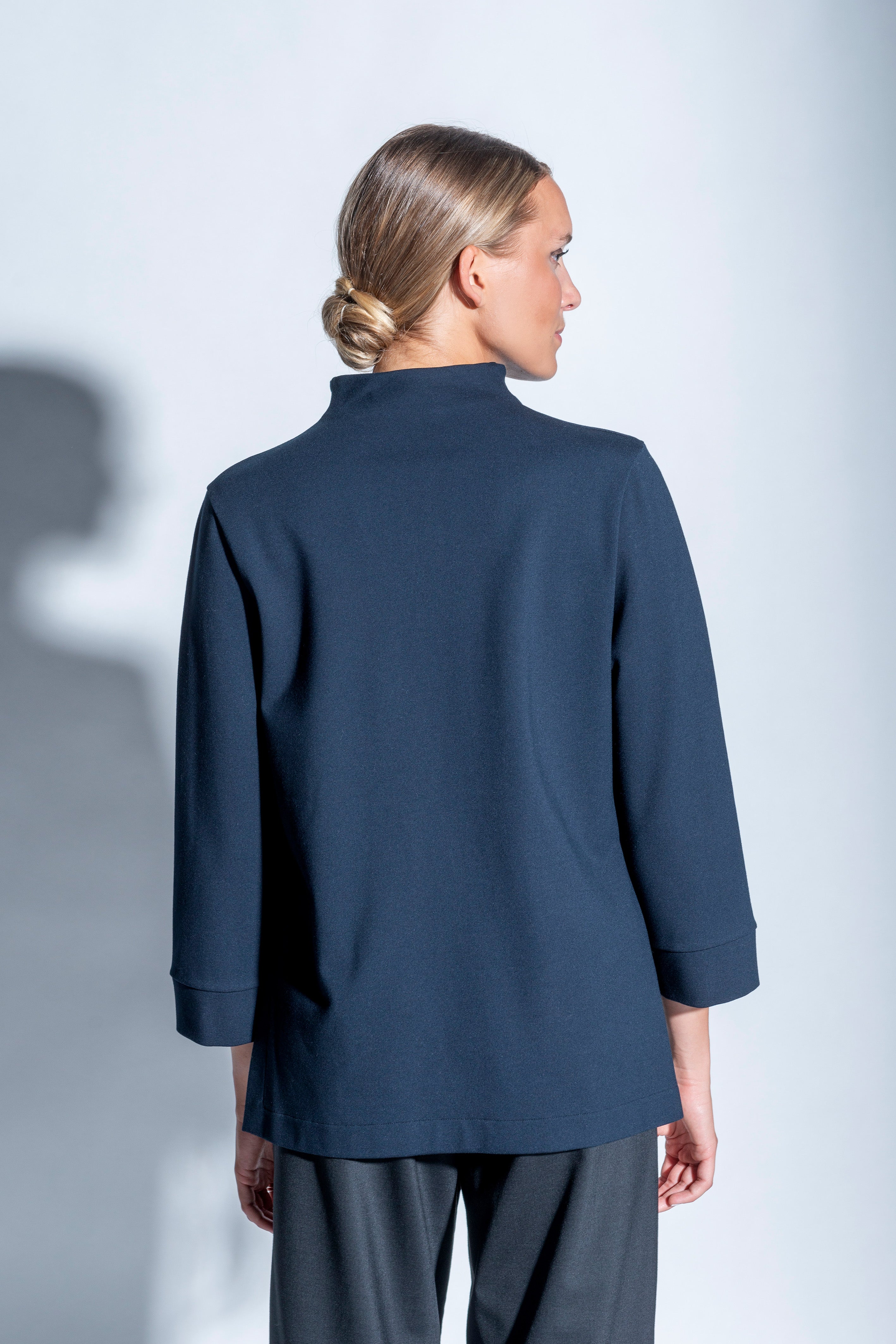 Goblet collar sweat code 90 navy
